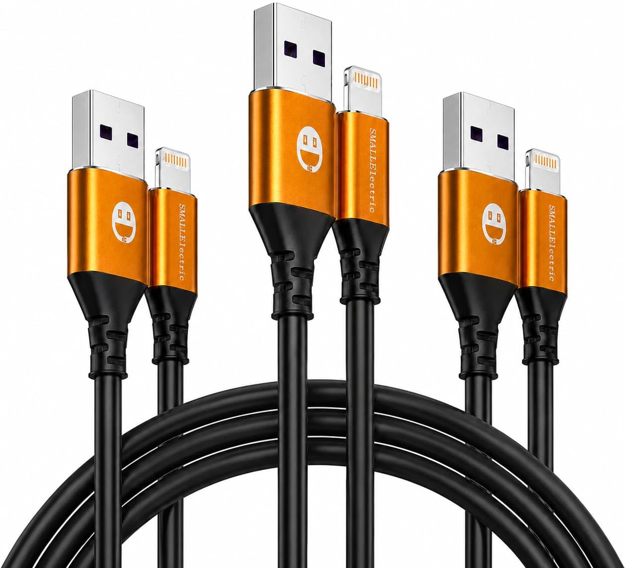 3 Pack Mfi Iphone Charger 10Ft Extra Long Lightning Cable | Mfi Certified 10Ft Extra Long Lightning Cable, Reinforced Cord for Iphone 14-6/SE, Ipad, Airpods, Bed/Sofa