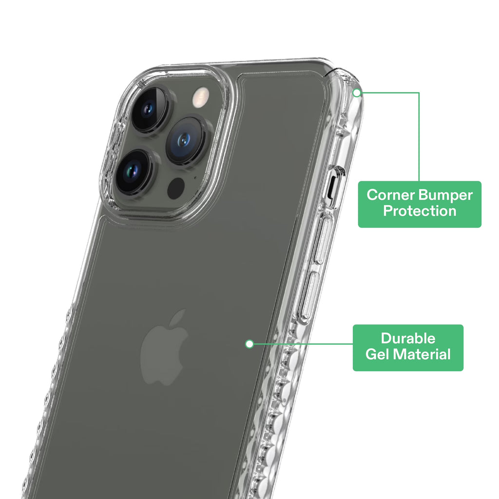 Protective Gel Phone Case for Iphone 13 Pro Max / Iphone 12 Pro Max - Clear