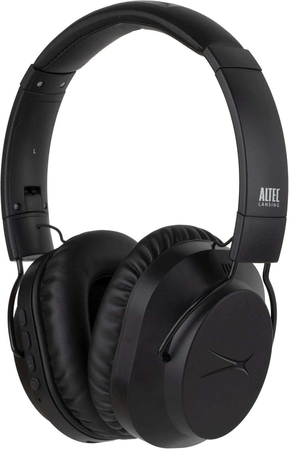 Whisper Active Noise Cancelling Headphones, Black